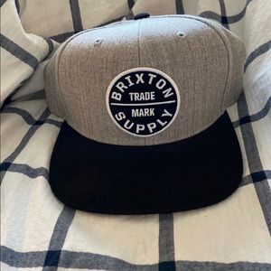 Brixton Supply Black/Gray Snapback